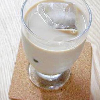 アイス豆乳カフェ・オレ♪